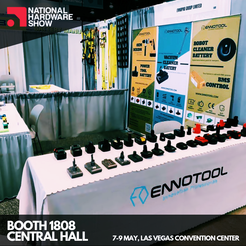 EnnoTool's tweet photo. Tomorrow is the opening day of @NHS_Show 2019 at Las Vegas Convention Center and we are ready at booth 1808. Come discover all power tool and cordless home appliance battery packs, adapters and chargers with our team! ππ»
#nationalhardwareshow #nationalhardwareshow2019 #ennotool https://t.co/e385QbSFSL