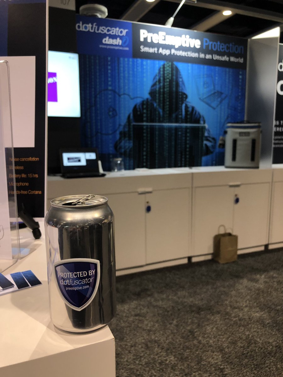 #build2019 <a href="/PreEmptive/">PreEmptive</a> Obfuscated beer at Build