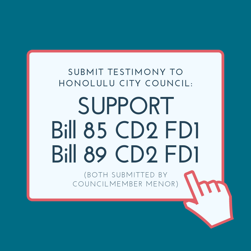 Honolulu City Council has their final hearing of vacation rentals bills that will increase enforcement against illegal vacation rentals if they pass. Submit testimony to SUPPORT Bill 85 CD2 FD1 &amp; Bill 89 CD2 FD1 before 10am on Wed. 5/8: aikeahawaii.org/testimony-need…