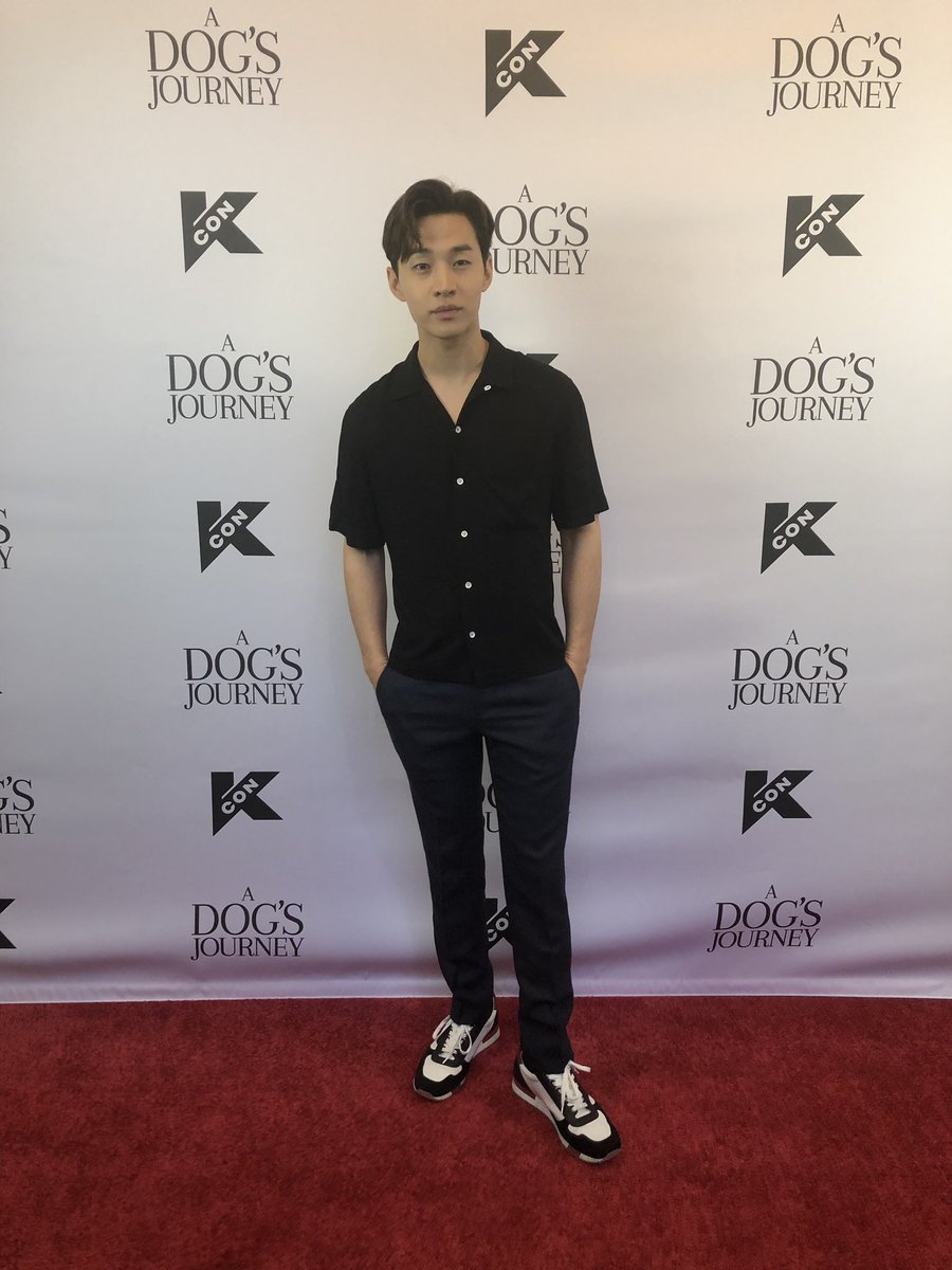 KCONTV's tweet photo. #HenryLau here for the special screening of #adogsjourneymovie! 

Special thanks to @UniversalPics for partnering up with us! Stay tuned for an interview coming soon 🤩🖤 https://t.co/qLzvokShMs