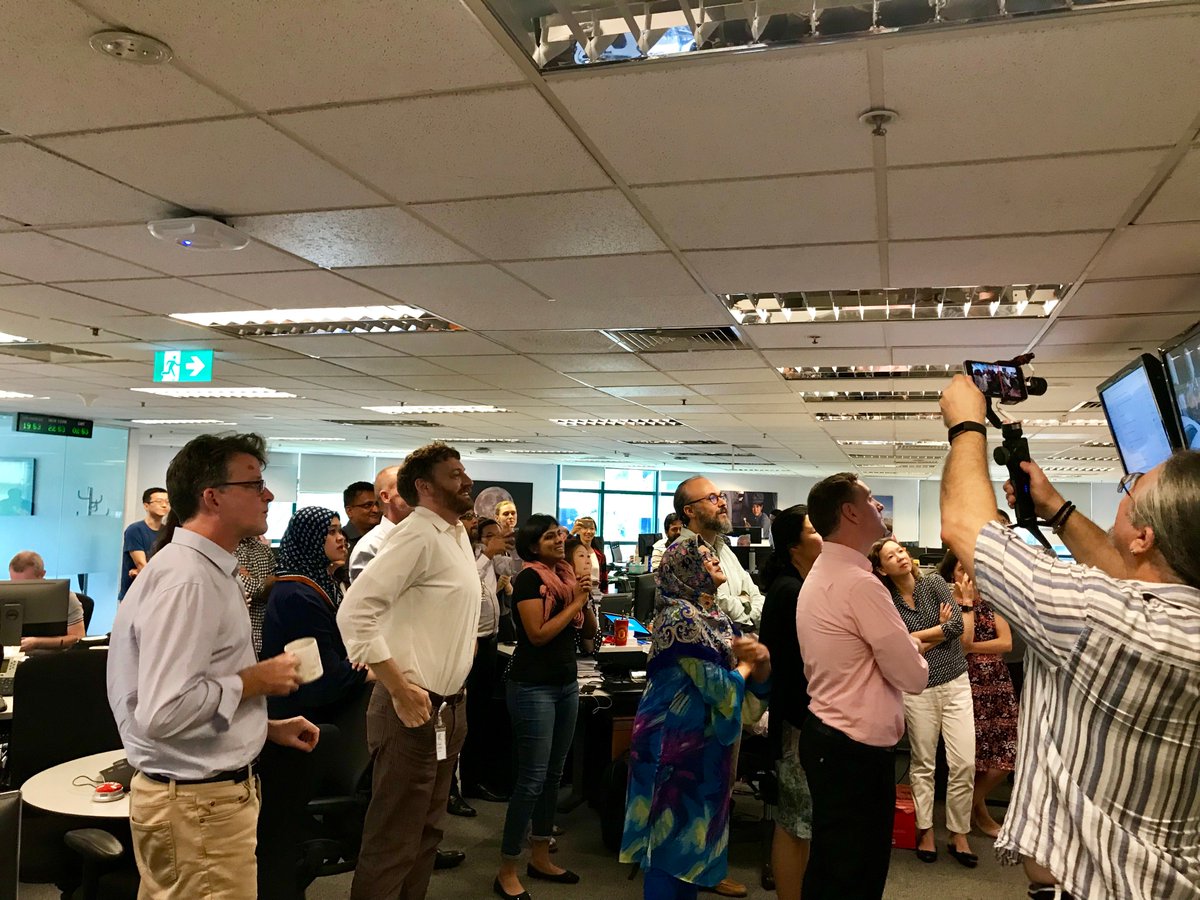 AurindomM's tweet photo. This is the moment when our @Reuters reporters Wa Lone and Kyaw Soe Oo finally walked free outside a Myanmar prison. And our colleagues in APAC HQ in Singapore, before bursting out to loud claps and cheers watching them live on a monitor #FreeWaLoneKyawSoeOo https://t.co/Y5n5GrCvv9