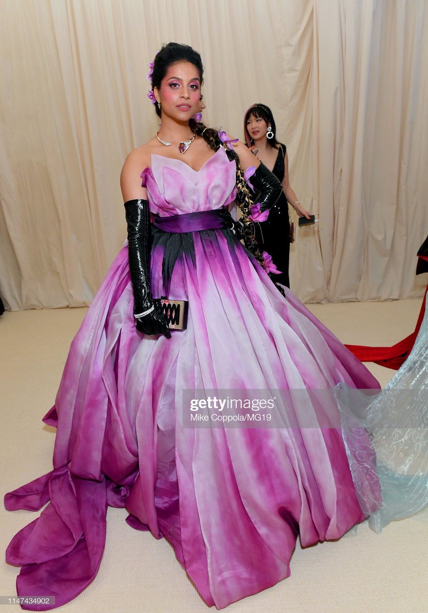 lilly singh met gala dress. 