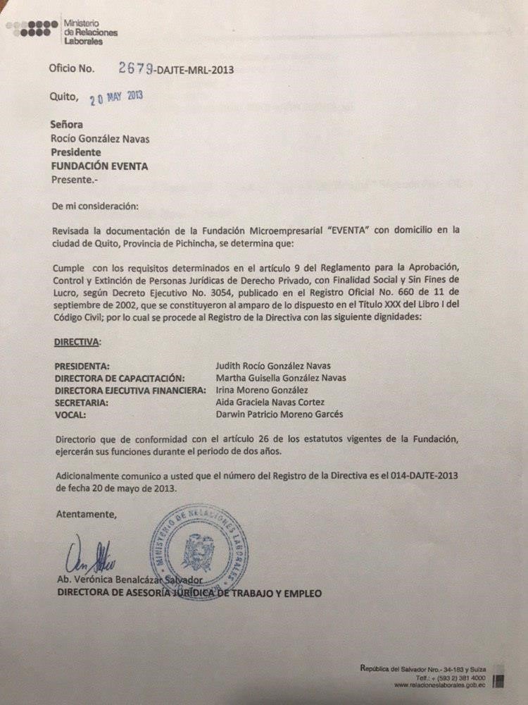 inapapersok's tweet photo. Fundación #Eventa y #SerAmable, las empreas de lucro sin fin de @Lenin https://t.co/cCi8xKNsiQ. Sale pus por donde se toque. https://t.co/sV6wMQLTl2