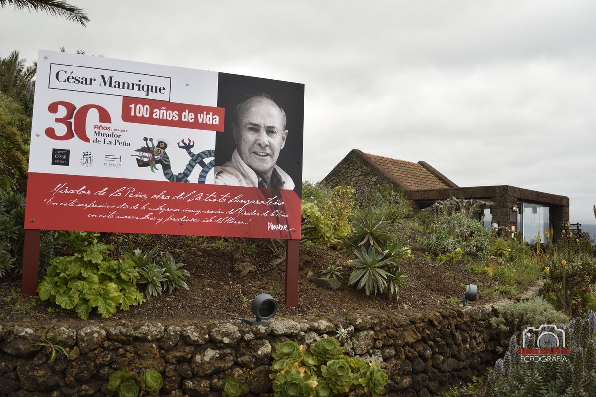 Recordando a César Manrique en el Mirador de la Peña, El Hierro
<a href="/manrique100/">Manrique100</a>