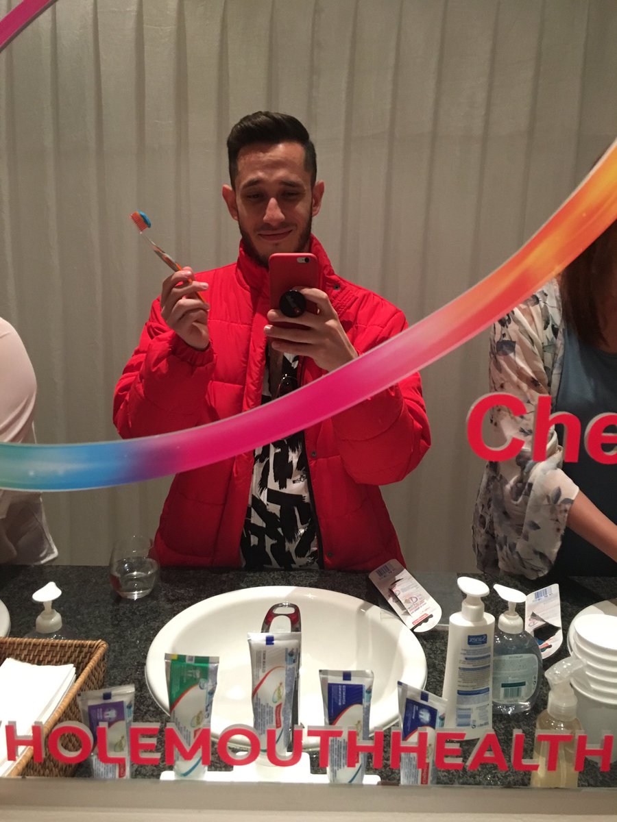 About to brush my teeth with the new #TotallyReady #NewColgateTotal toothpaste! 
#WholeMouthHealth @Colgate