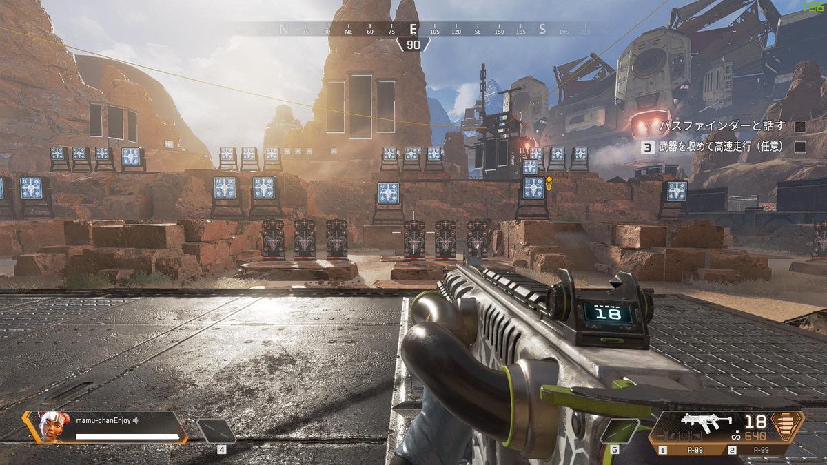 Mamu 僻地の雪崩 Iron Sight結構見やすくて良いじゃん Apexlegends