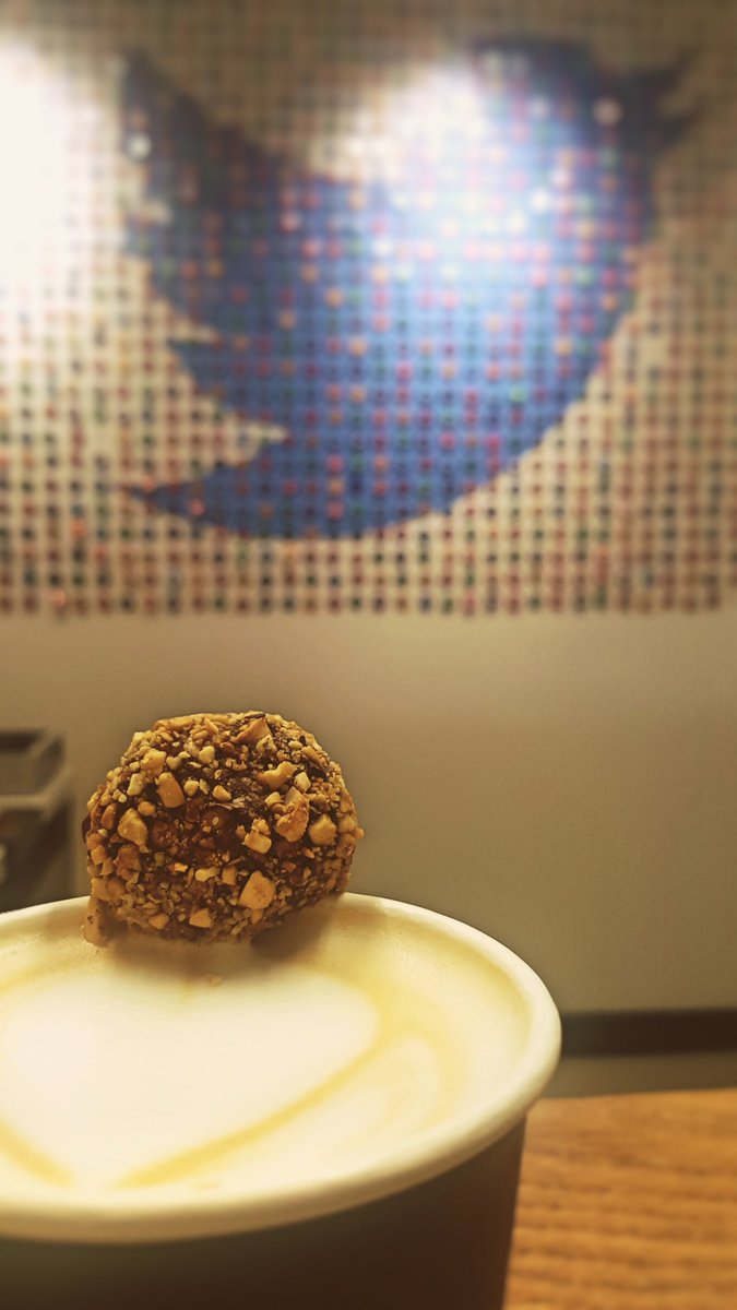 paragoncaffe's tweet photo. A nice combination this morning at paragon: Homemade Ferrero Rocher  and Ferrero Rocher Mocha!

#rocher #ferrero #ChocolatGate #coffeecup #Coffee #Dublin https://t.co/0kDEj7CDuL