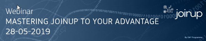 Joinup_eu's tweet photo. 🔎joinup webinar REGISTRATION IS OPEN!
💡RESERVE YOUR SEAT  &amp; master @Joinup_eu to your advance! 
🗓️28/5/2019  (14:00 to 15:30 CEST) ✏️sign up: https://t.co/7iPlUlgFIG #joinupwebinar #joinupeducation #joinupevent #egov #digital #ioplatform #digitalsolutions https://t.co/UrOU110DxL