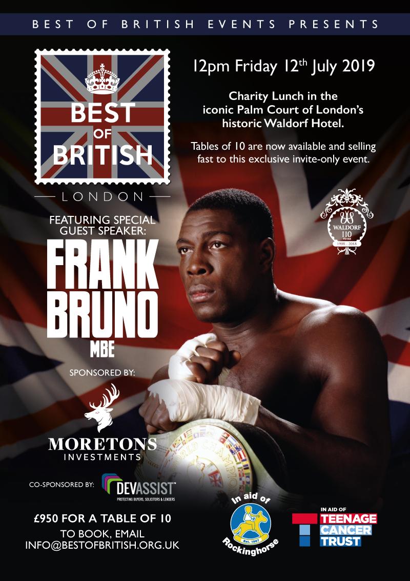 Are you a #boxing fan? Check out this amazing event with <a href="/frankbrunoboxer/">Frank Bruno MBE 🇬🇧</a> . It's in aid of two children's charities and is taking place in #London. Find out more from becky@networku.co.uk #charitytuesday