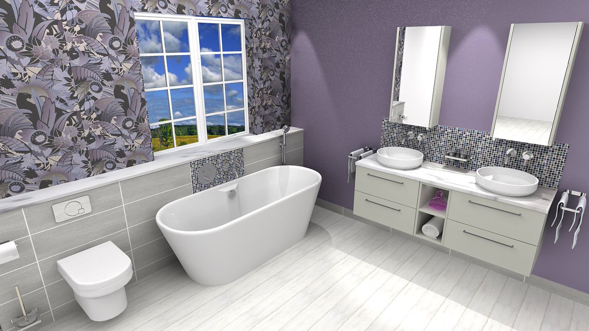 We have another great design for you all! Featuring Flova Levo brassware - flova.co.uk/catalog/Levo - and Flova Sofija accessories - flova.co.uk/catalog/Access… - this fresh bathroom brings a touch of glamour to any home. 🤩