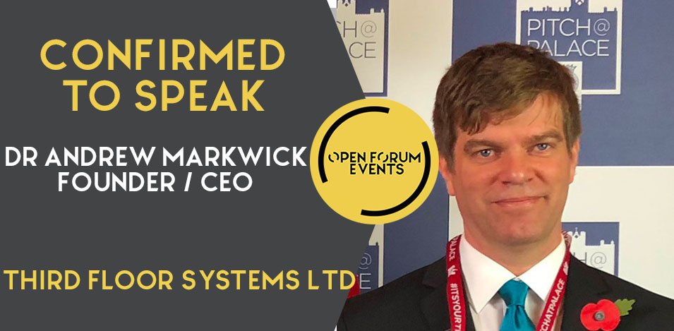 openforumevents's tweet photo. Looking forward to hearing from our Case Study Dr. Andrew Markwick, Founder, Third Floor Systems Ltd @andrewmarkwick @thirdfloorltd #OFEMH @MaryWardHouse https://t.co/BGH8KNsh8X
