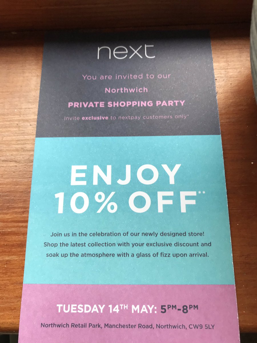 laydeebird's tweet photo. Did you get norwich and Northwich mixed up?! #next https://t.co/QIyJMMXs1a