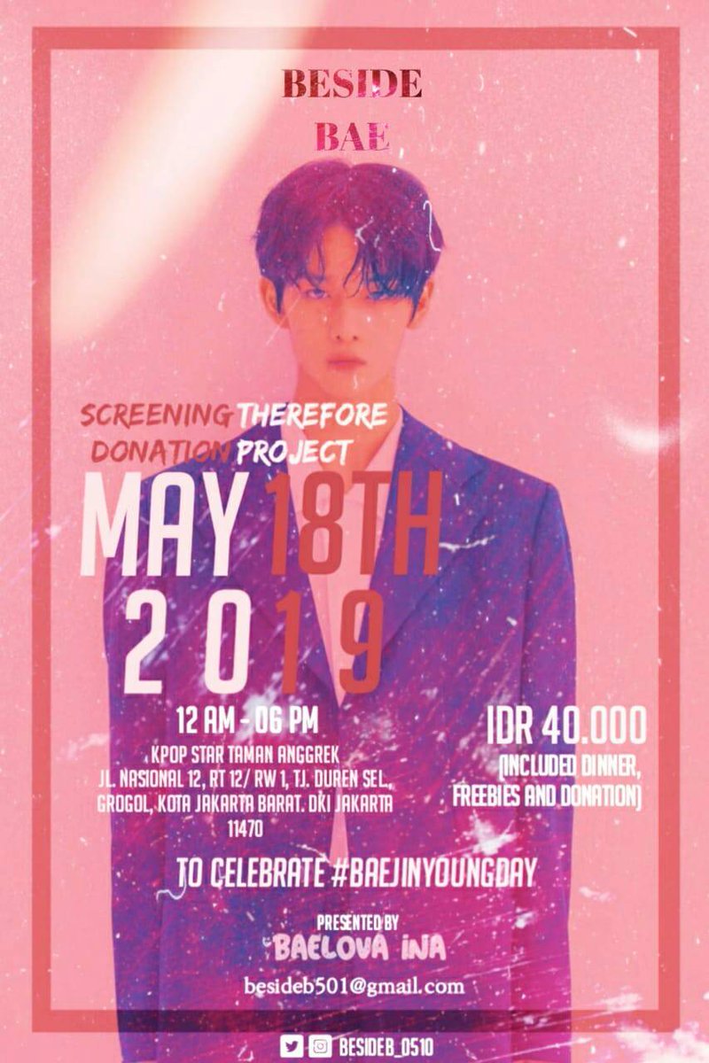 BesideB_0510's tweet photo. 📢 Tiket kita perpanjang sampai tanggal 10Mei ya😉

-Untuk kalian yang belum join event kami, yuk segera pesan tiketnya sebelum Slot nya penuh^^
-Untuk kalian yang sudah join, ajak mutual kalian untuk join juga hihihi😆
#BAEJINYOUNG #JINYOUNG #BAEBAE #裵珍映 #배진영 #C9BOYZ https://t.co/sjp8VgzTBg