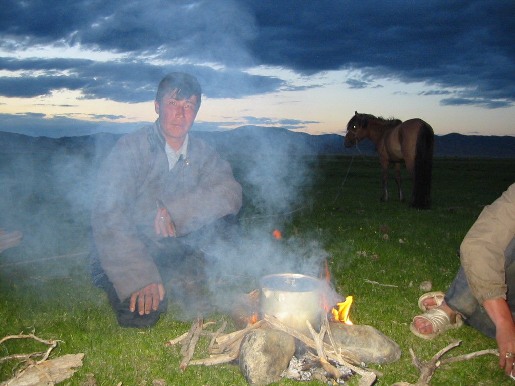 Shijray was the guide who joined Jennie and I on our week long horsetrek through Khangai Nuruu National Park in Mongolia, in June 2004. bit.ly/2L6hVWH [Image: Jennie S]

#Mongolia #adventure #travel #horsetrek #camping