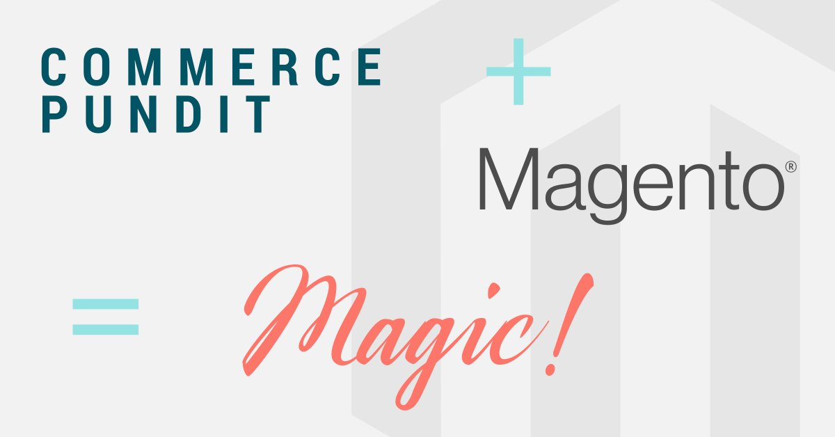 commercepundit's tweet photo. Commerce Pundit will be at Magento Imagine 2019. Come visit our booth! We'll take a look through your website and let you know exactly how we can help.

#CommercePundit #eCommerceSolution #MagentoImagine #TradeShow #DigitalMarketing #eCommerceAgency #DigitalAgency #eCommerce https://t.co/bu0NXu1Pu3