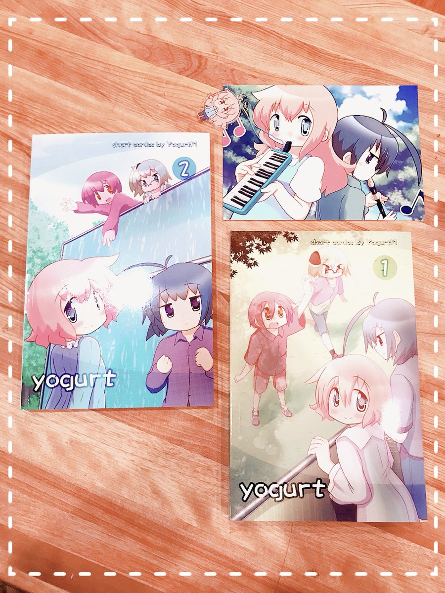HAPPY DAY!!! The Yogurt comics I bought from @YogurtTweet came in today! (^ω^)! 

so much love and care is put into this story...seriously a huge inspiration to me. Thank you! 