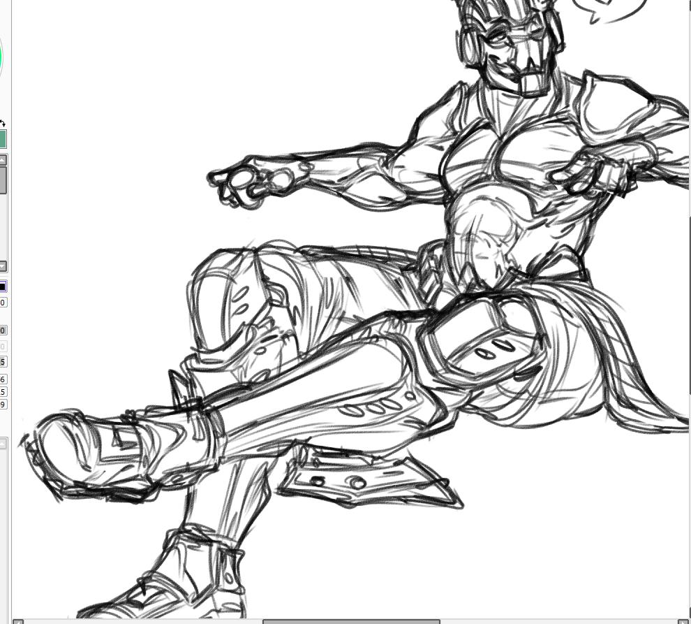 I started playing destiny 2 and its time to start drawing my big gay exo 