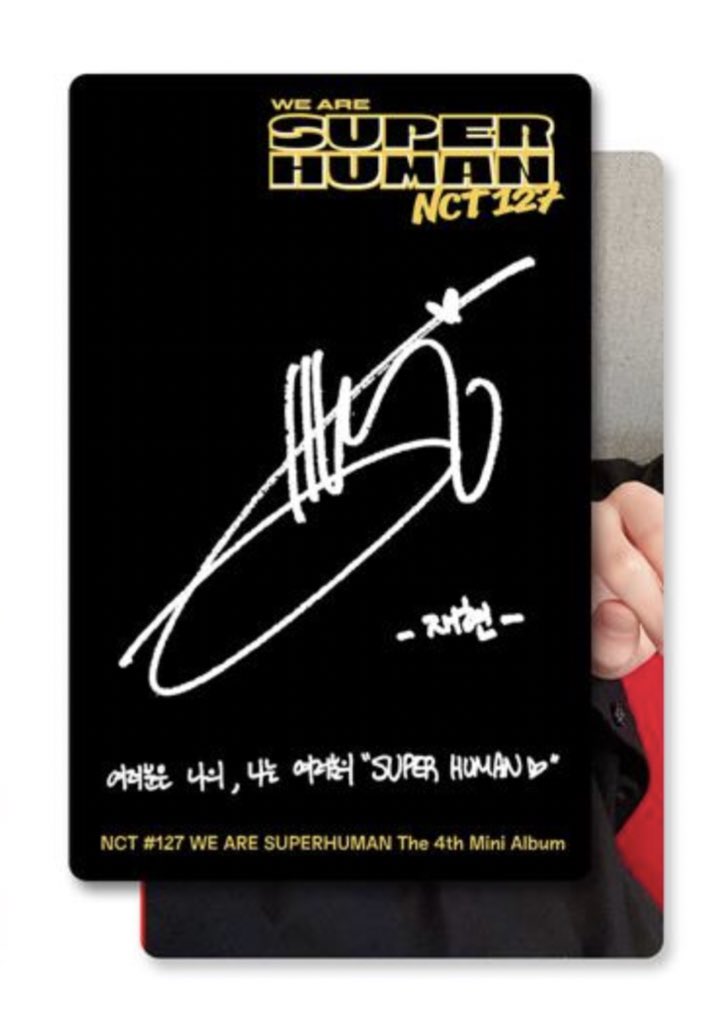 NCT 127 JOHNNY Authentic Official PHOTOCARD SUPER HUMAN 4th Mini Album 