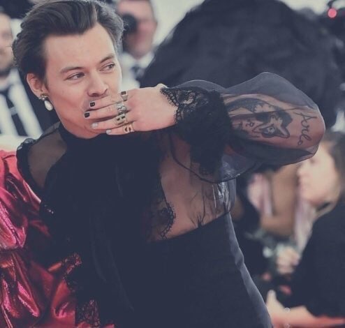 HazFroggyStyles's tweet photo. LOOK AT HIIIIIM IM SO PROUD OF OUR LIL FROGGY 

#metgala #HarryStylesAtTheMet https://t.co/oNO7a2Vn2X