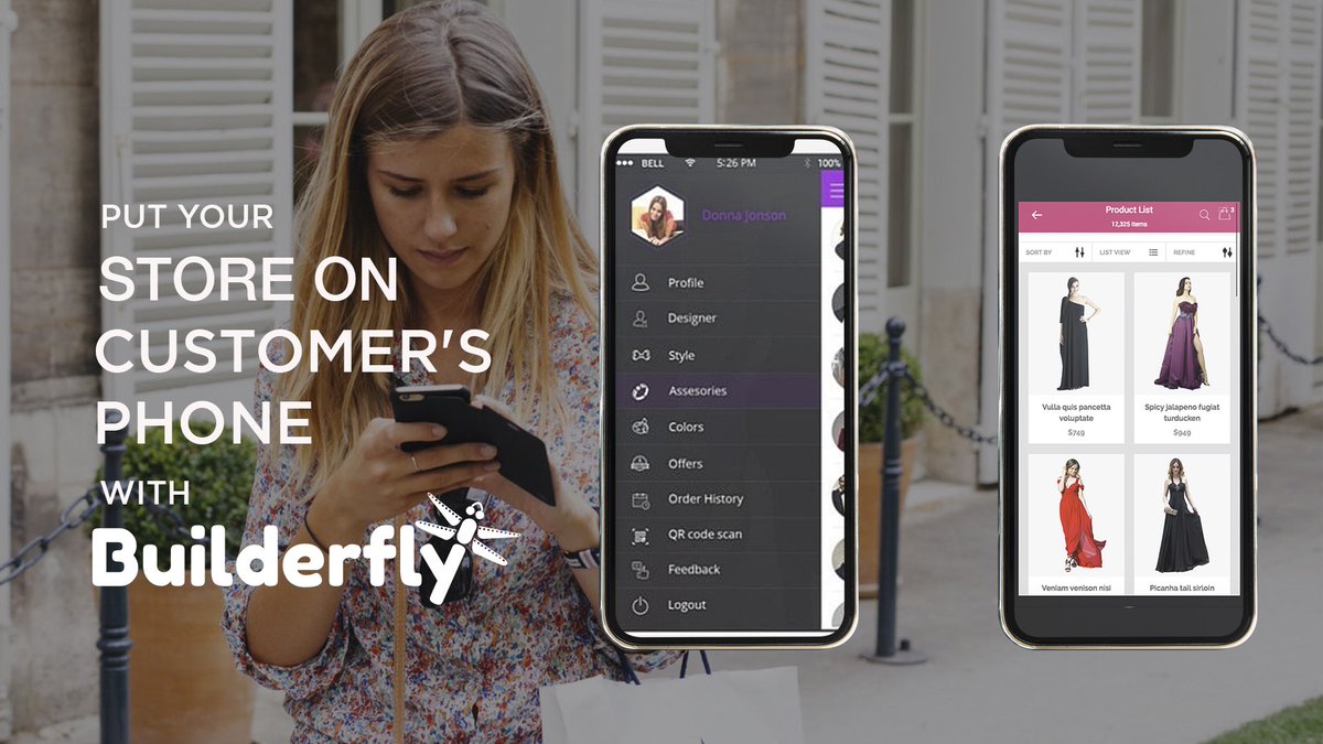 Builderfly's tweet photo. Bring your #eCommercewebsite to the #mobile platform for free and Engage your customers through effective push notifications with #Builderfly Native #MobileApplications: https://t.co/3ZeAheoO0F

#eCommerce #eCommerceApps #Nativeapps #Android #iOS #AI #Builderflyapps https://t.co/5u7C1jqyWG