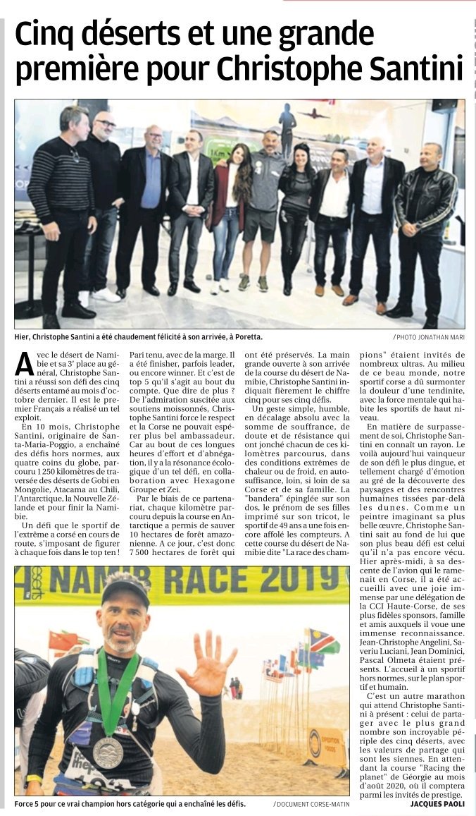 jmmondo's tweet photo. Félicitations à @SantiniChristo2, immense sportif dont l'engagement physique n'a d'égal que sa générosité.
A prestu nant'e strade amicacciu ! https://t.co/grk7zrBsC2