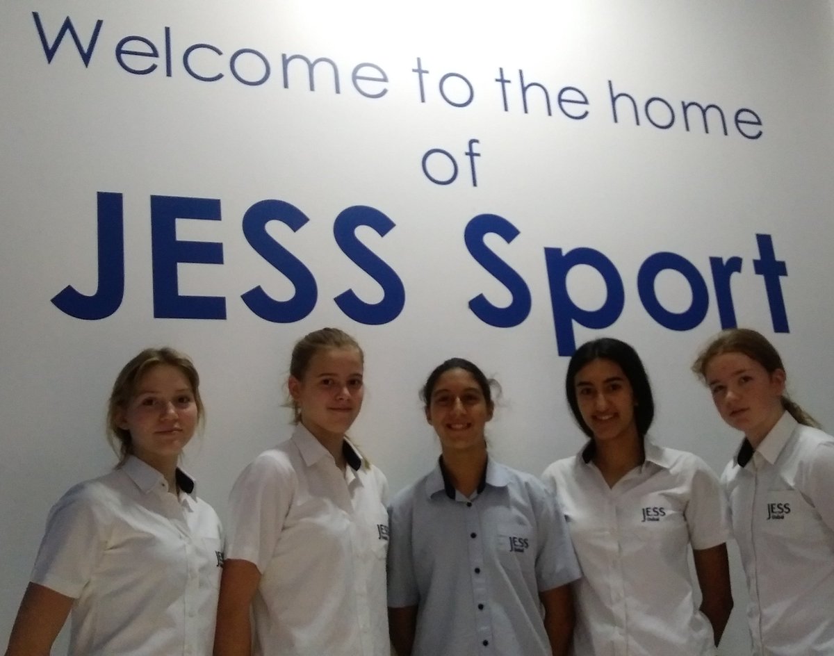 JESSDubaiSport's tweet photo. Congratulations to Year 8 Pupil Anjali, Year 9 pupils Kate, Sophie &amp; Carmella and Year 10 pupil Isabelle on their successful selection to the U17 UAE Emirates Netball Long Squad. Fantastic achievement girls. Well done. Very proud of you all! https://t.co/nDyknNGhHI