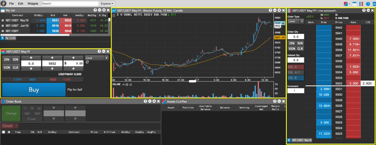 @CoinFLEXdotcom has only been live 3 weeks and a we've had $5M yesterday and $10M in volumes today. Steady growth and more products soon. Super powerful trading interface by @Trading_Tech! We are off to the races, check it out at: coinflex-preview.trade.tt/live/preview