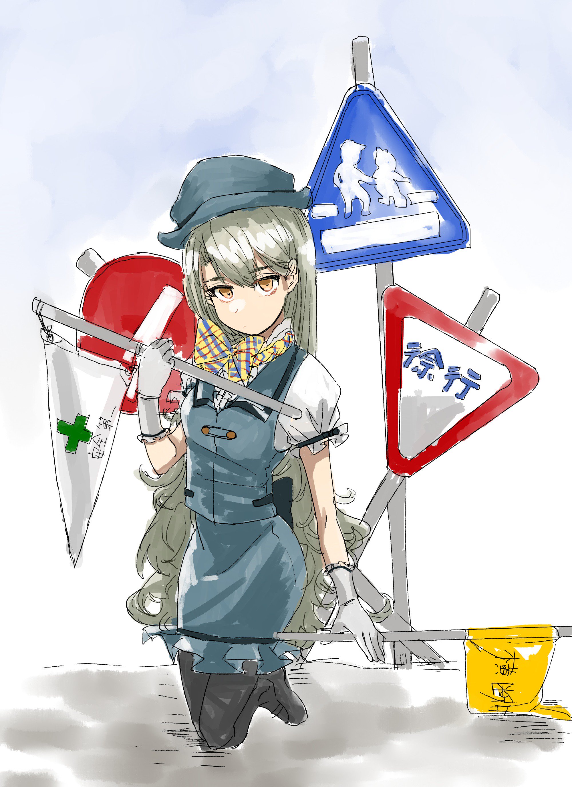 むつき イラスト オリジナル 女の子 バスガイド T Co Yp3mlha1dw Twitter