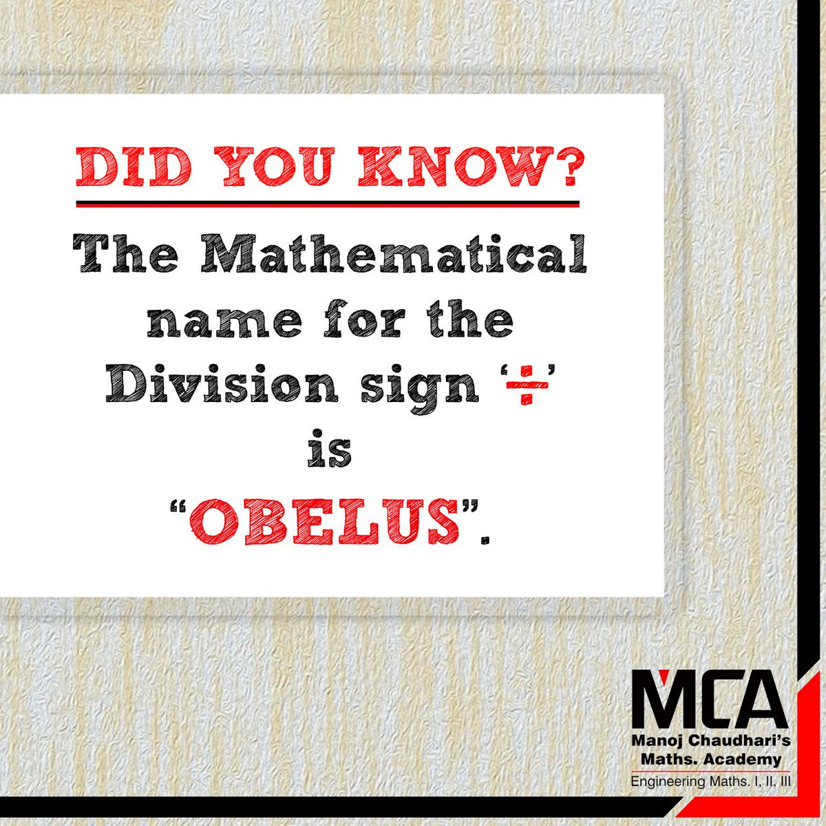 MCAforMaths's tweet photo. Knowing the basic in mathematics keeps helps you understand complex concept easily #MCA #Mathsclass #MCAforMaths https://t.co/OfxoHNwOdK