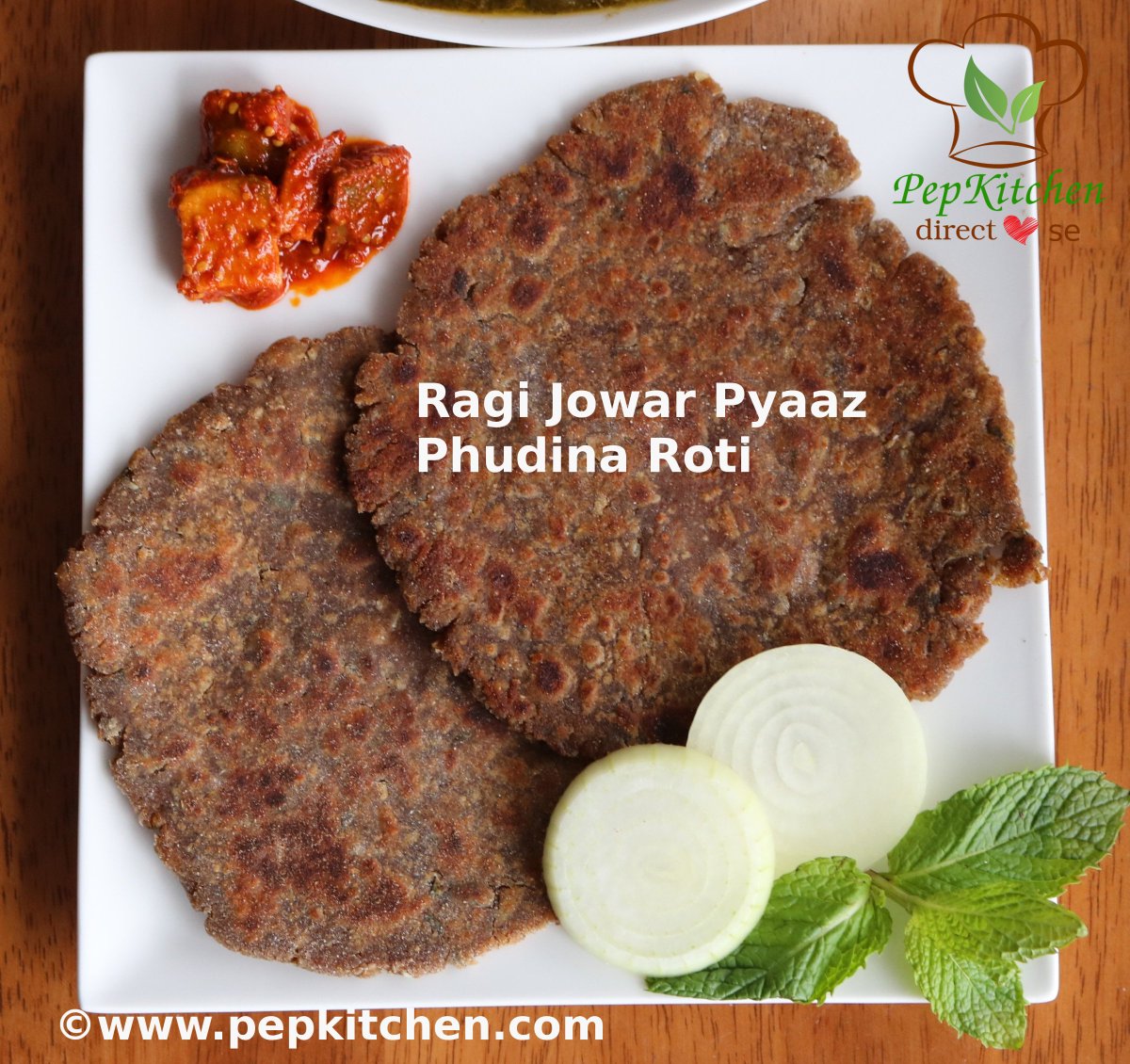 Ragi Jowar Pyaaz Phudina Roti - pepkitchen.com/recipe/ragi-jo…
#ragi #jowar #sorghum #roti #flatbread #indianflatbread #vegan #mixedflour #multigrain #breakfast #maindish