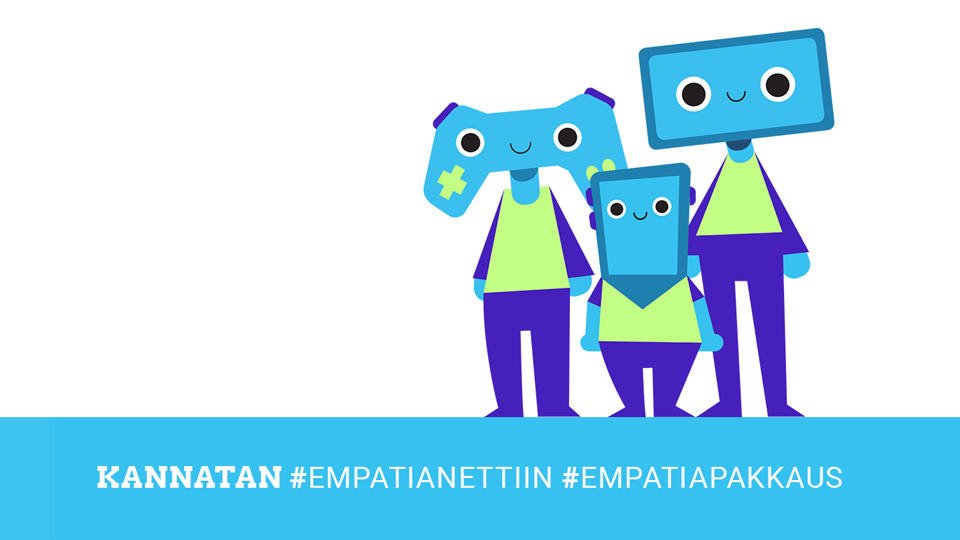 Puhu netissä sanoilla, jotka itsekin haluaisit kuulla. #Empatianettiin-kampanja haastaa kaikki suomalaiset ehkäisemään nettikiusaamista ja lisäämään empatiaa netissä. Osallistu: empatiapakkaus.fi #empatianettiin #sananvastuu