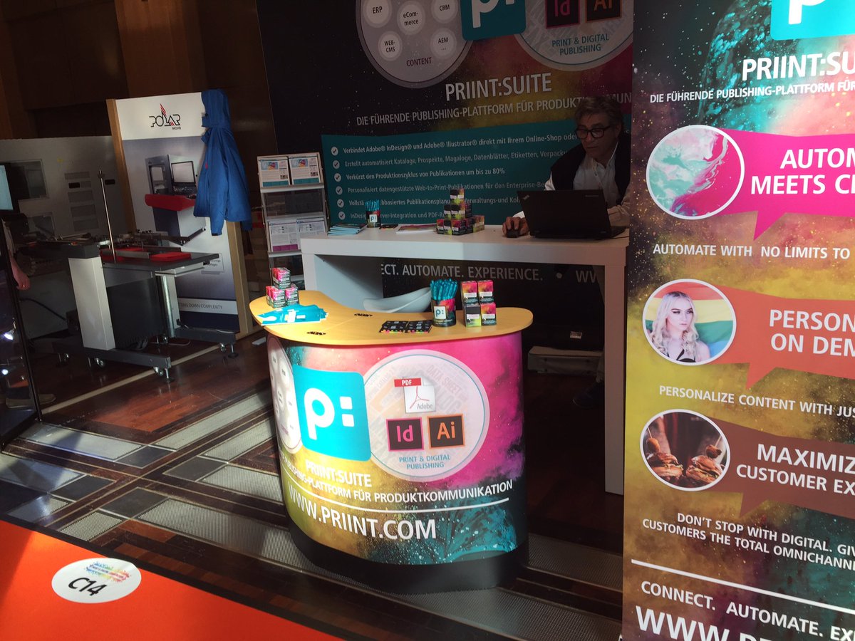 priint's tweet image. Willkommen auf der #PrintDigitalCon in Düsseldorf. In wenigen Sekunden geht es los. Treffen Sie uns am Stand C14 #Priint #NoMoreCopyPaste
