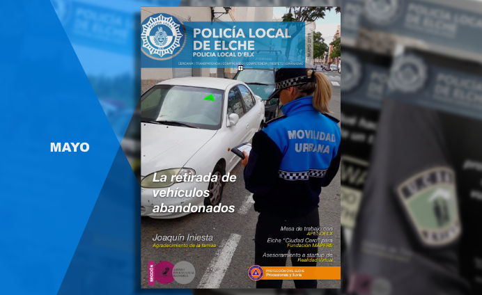 policiaelche's tweet photo. Disponible para descarga nuestra revista digital correspondiente a #mayo.
Servicios destacados, consejos, actividad del Cuerpo, colaboraciones y más. #RevistaPLE
• https://t.co/5P5l7z11bS
Ediciones anteriores:
• https://t.co/y6rO9QKd7Q https://t.co/N5aVUAyGRc