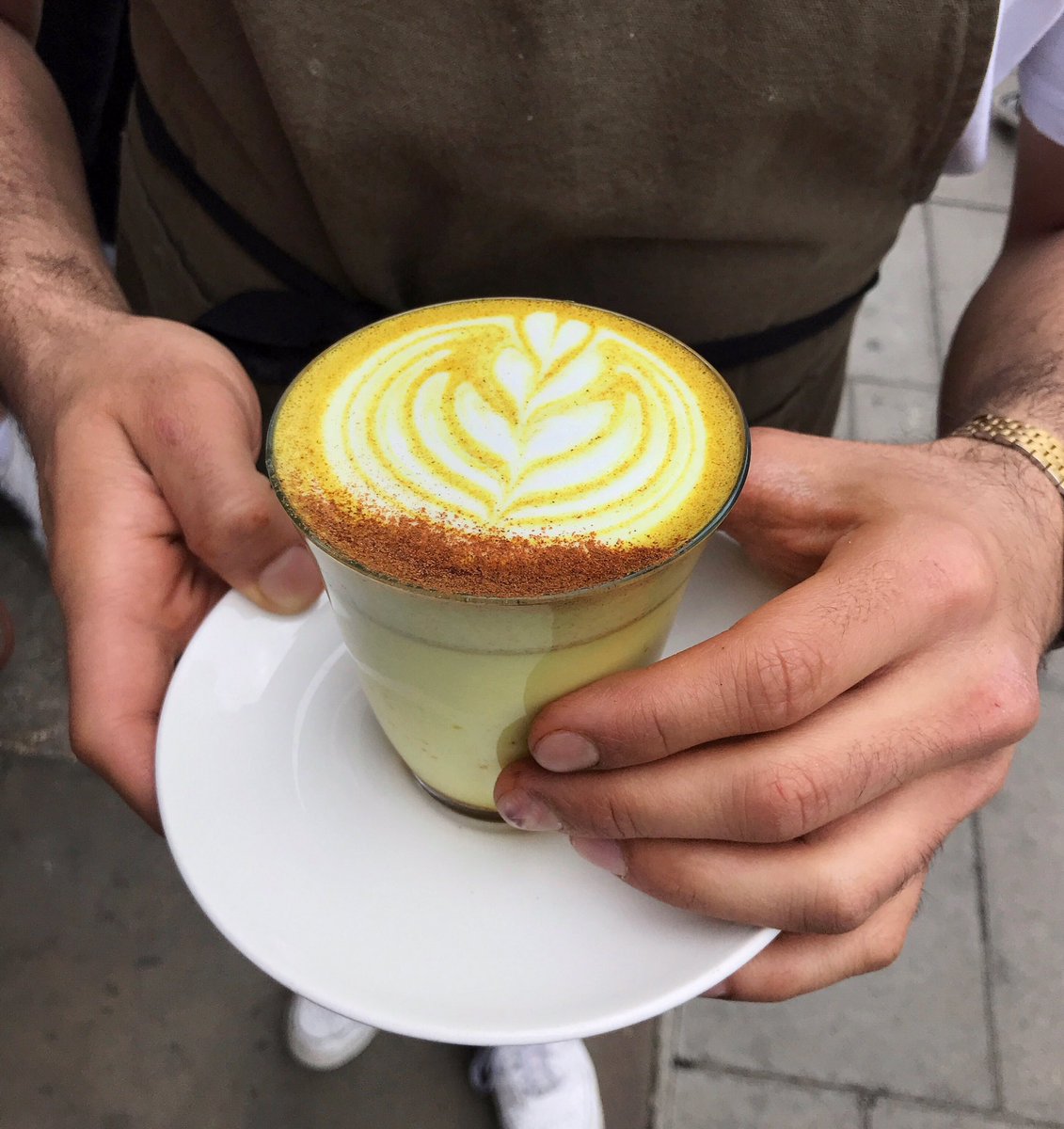 #Backtowork? 😴 We got you with our Golden Turmeric latte