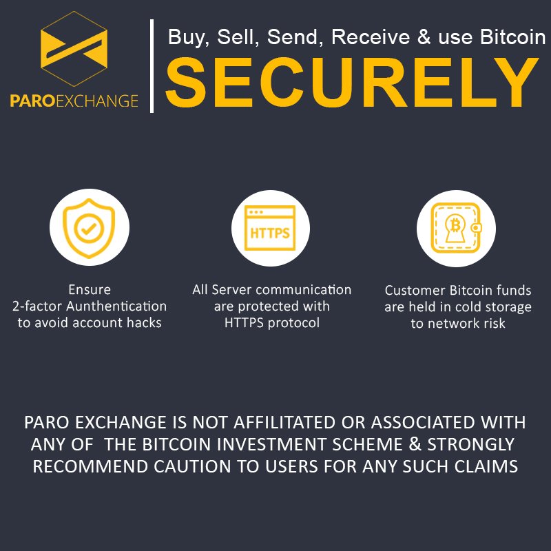 ParoExchange's tweet photo. Secure your account with 2-Factor authentication to avoid account hacking.
#paroexchange #cryptocurrency #crypto #cryptoassets #bitcoin #cryptotrading #features #security #cryptocoins #digitalcurrency #cryptopairs #etherading https://t.co/4FyrHEULbi