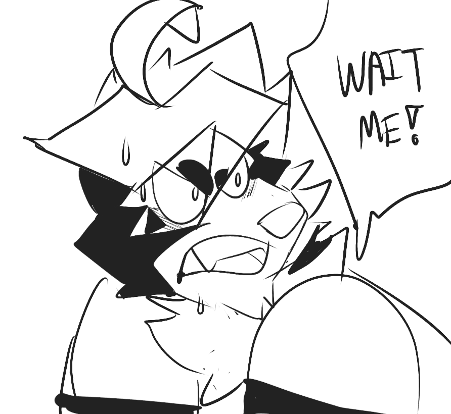 MeruTenshiArt's tweet photo. Meru is jealous of his Bigbro's Bara Bod.
#EncourageHim
#Doodle https://t.co/FQ5ATyd2sj