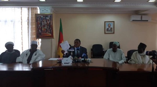 TodayCameroon's tweet photo. The cost of the yearly pilgrimage to Saudi Arabia moves from CFA  2.214.000 in 2018 to 2.529.000 in 2019.Minister Paul Atanga Nji explains  and details government’s assistance. Read more: [https://t.co/o9JltqNm4F] https://t.co/CXOvCynDl5