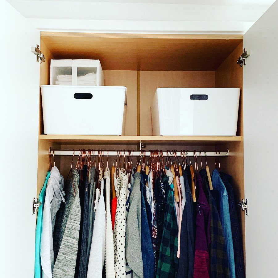 Reorganisewith's tweet photo. ⭐️Before &amp; After⭐️ What do you do if you have limited space for your linens? Bins!! The vertical space can now also be utilised. @apdouk #organised #declutter #sparkjoy #smallbusiness https://t.co/5kPpj6fbOs