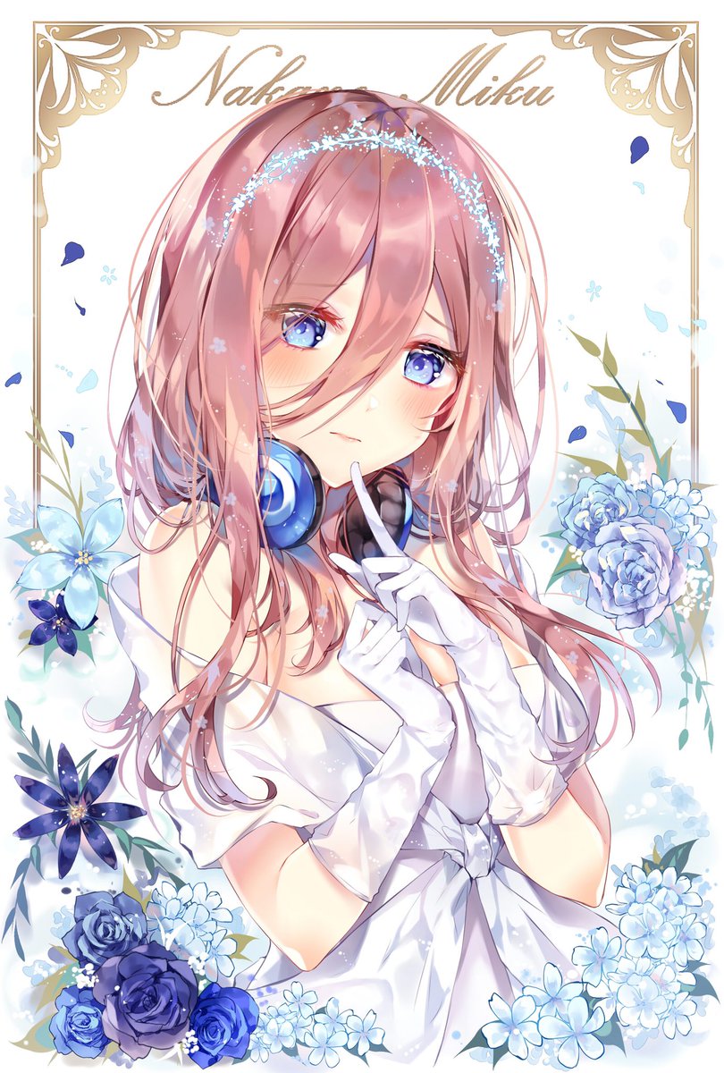 中野三玖 Blue Bride 五等分の花嫁 Tayaのイラスト