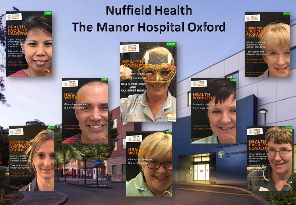 etelvinaferr's tweet photo. At The Manor Hospital, Oxford our “Clean care for all - it's in your hands” campaign throughout May. https://t.co/nEaUPgkmul