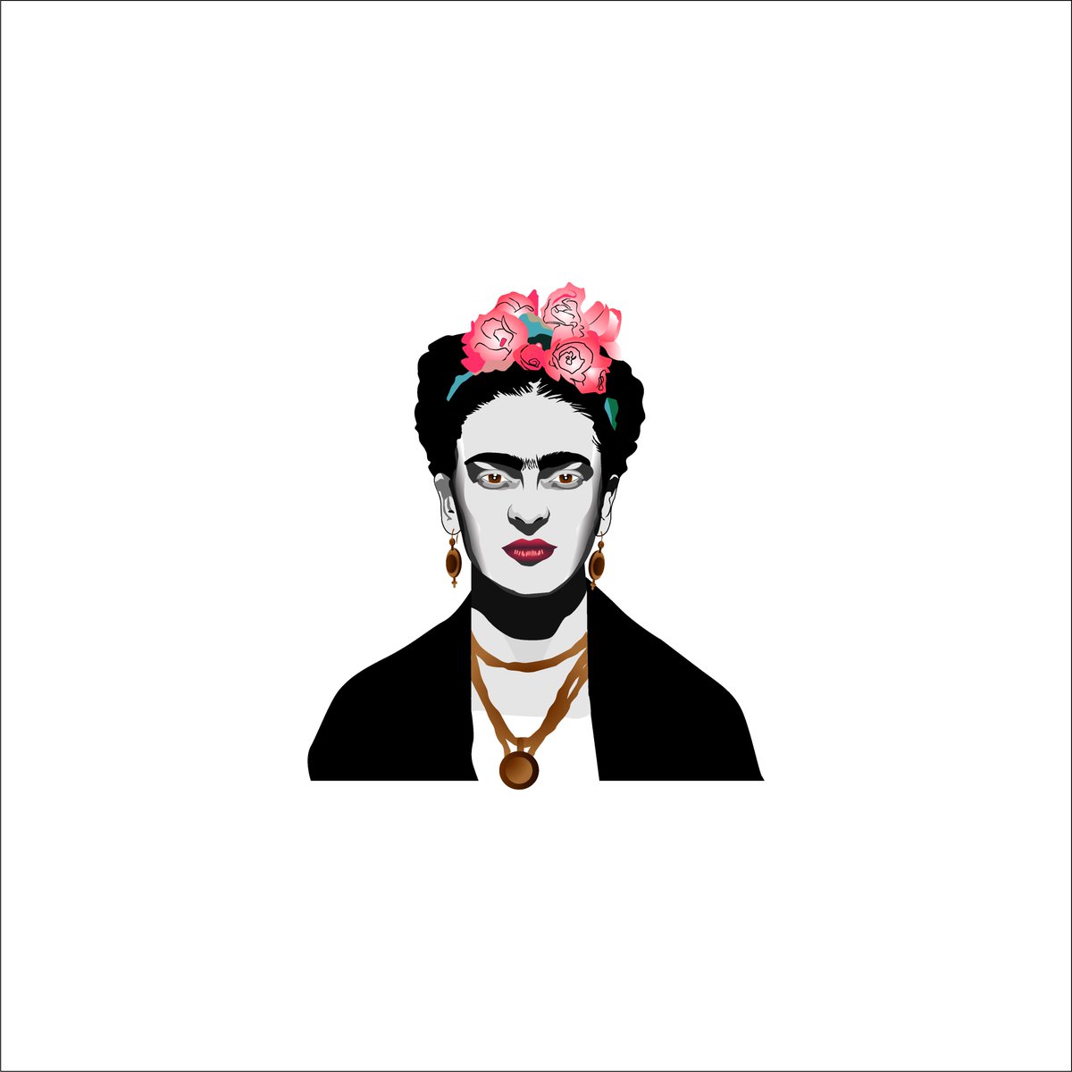 marusillustrat1's tweet photo. #FridaKahlo #adobeillustrator  #illustration #crative #digitalillustration #digitalartist #digitalart #visualillustration #visualillustration #visualartists #vectorart #vectorillustration #visualart #visualillustration #artworks #artillustration #illustration_daily #blackandwhite https://t.co/FaIsA64HtJ