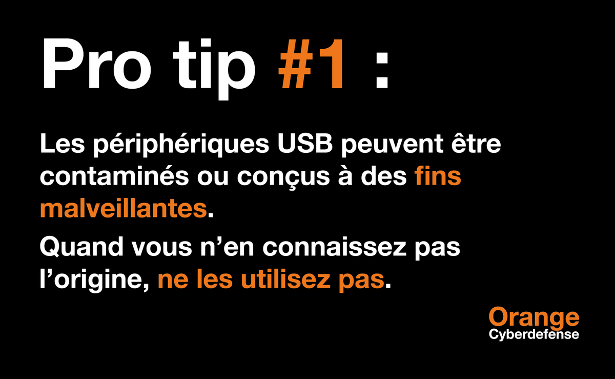 BrazilMsc's tweet image. RT OrangeCyberdef: Découvrez tous les #protip d'OrangeCyberdef à VivaTech la semaine prochaine ! #usbdevice #CyberProtectionFirst