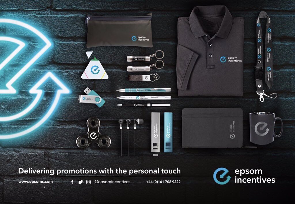 Whatever #branded #merchandise or #promo #solutions your after five <a href="/EpsomIncentives/">Epsom Incentives</a> a call 
0161 708 9222
sales@epsoms.com