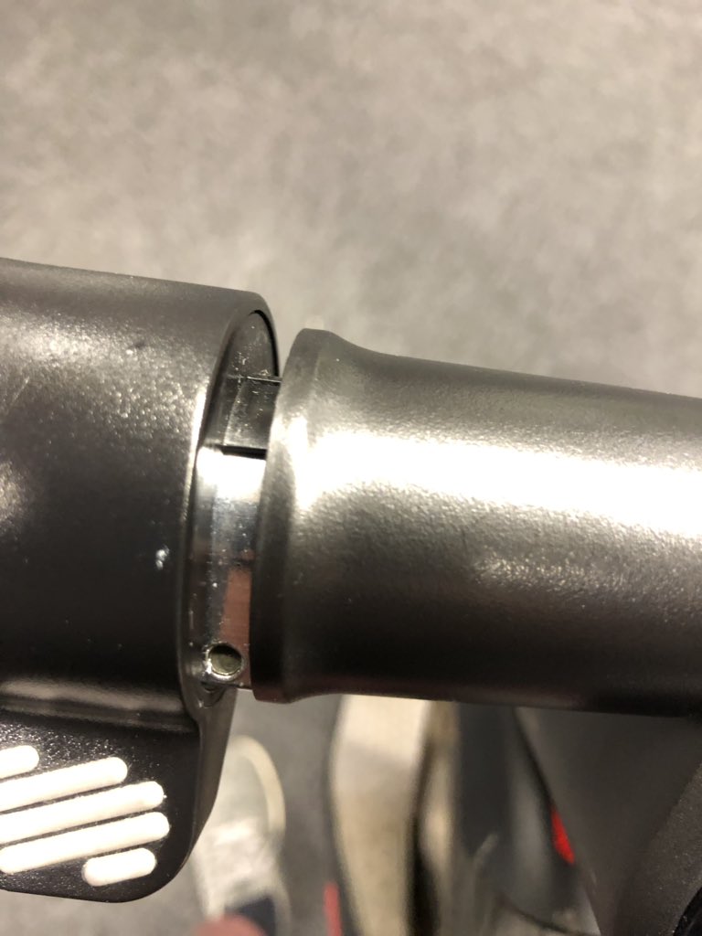 myogesh's tweet photo. To add, the screws holding the breaks came out a couple of months back. @segway ninebot scooters are falling apart. https://t.co/usT6JsaCli