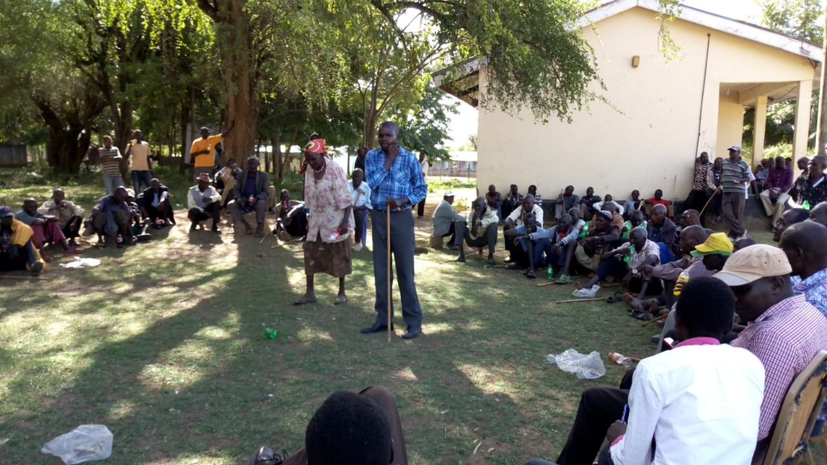 PokotYouthBunge's tweet photo. At Kongelai,Riwo ward During Community Mobilization to counter the effects of #climatechange to ensuring a better future for us and for future generations.
#ActOnClimate #EnhancingClimateChangeResilience #PokotYouthBungeKE @mercycorps @ActionAidUK @DFID_UK https://t.co/KxoQ04TZvj