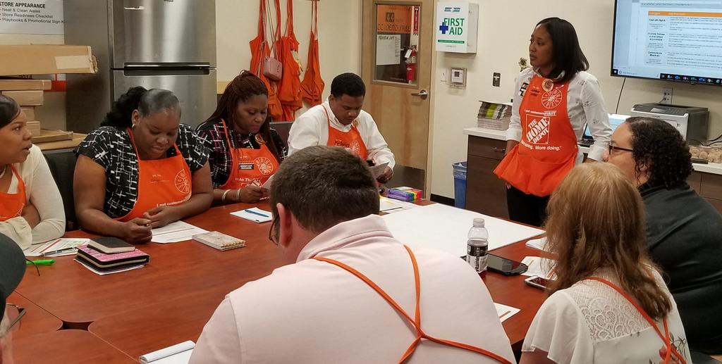 MsKathyASDS555's tweet image. #RIDC Leadership behaviors in action! Thanks DHRM Amber for the &quot;sit down&quot; and the inspiration and tools to be &quot;INTENTIONAL&quot; about ALL things Home Depot! #RESPECT #INSPIRE #DEVELOP #CELEBRATE #💜HER #Buttsintheseatsfeetonconcrete