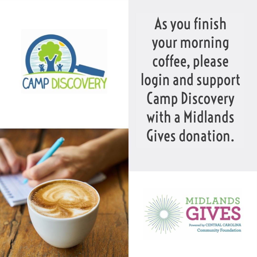 It has been so exciting to see donations coming in this morning.  Thank you for helping Camp Discovery engage and inspire through discovery in nature.  We know that with your continued support, our mission impact will be endless!