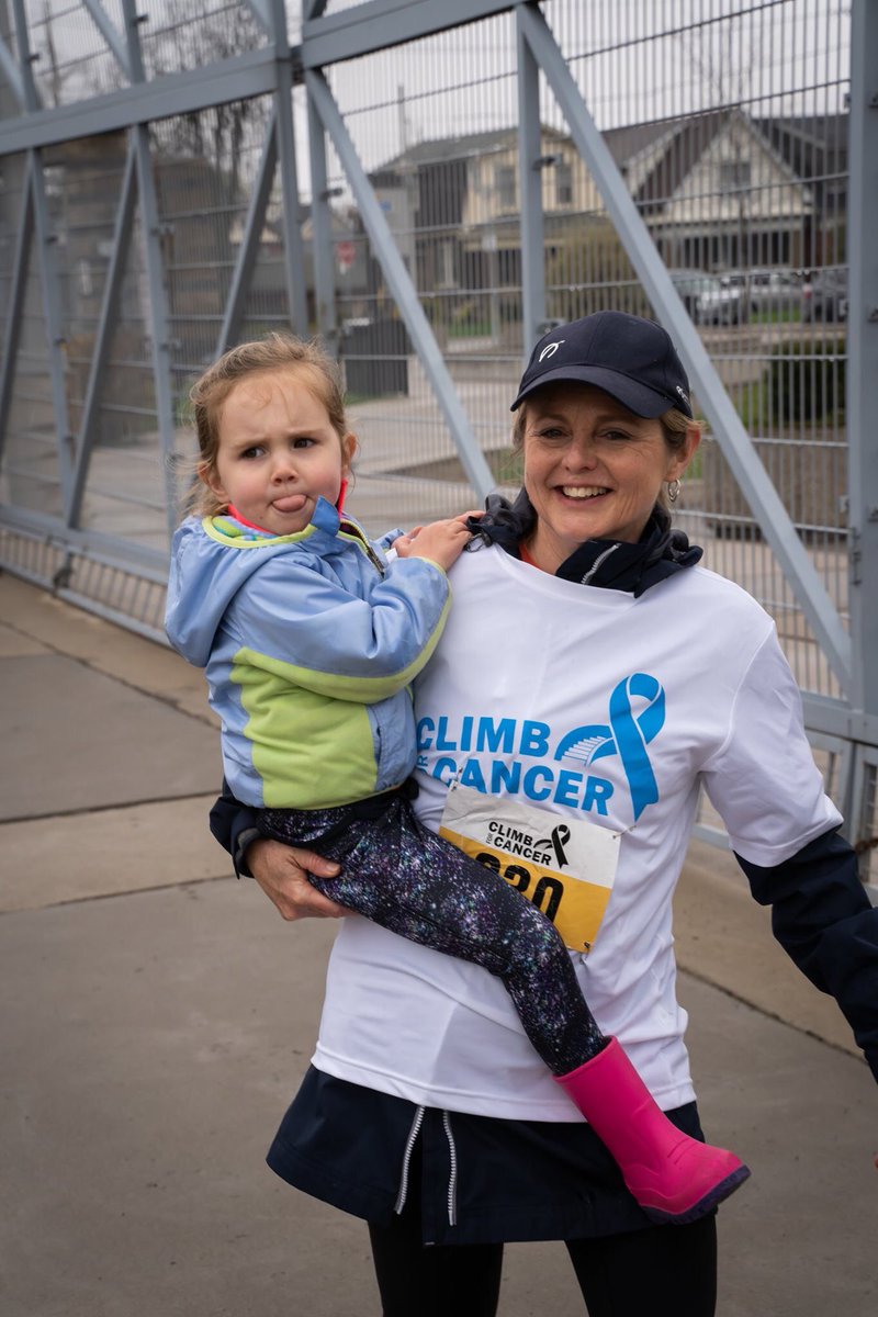 flyyhm's tweet photo. This weekend @flyyhm CEO Cathie Puckering & her granddaughter participated in the Climb for Cancer at Tim Horton's Field. This event raises funds for Juravinski Hospital & Cancer Centre. For more information, please use the link below https://t.co/WP3sC417n3 #HamOnt #StepInFront https://t.co/oZCJgRG1p3