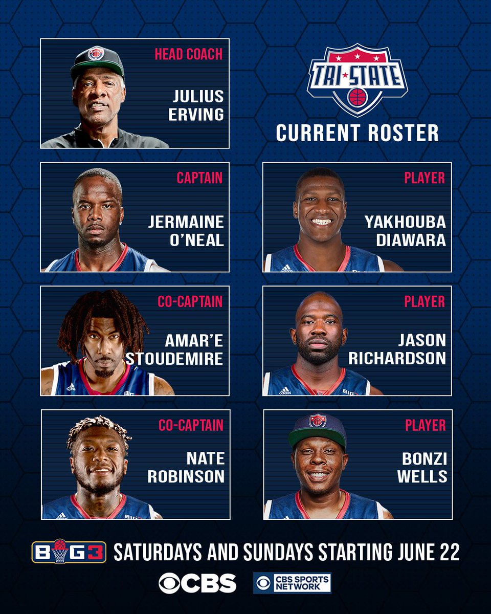 tri state big 3 roster