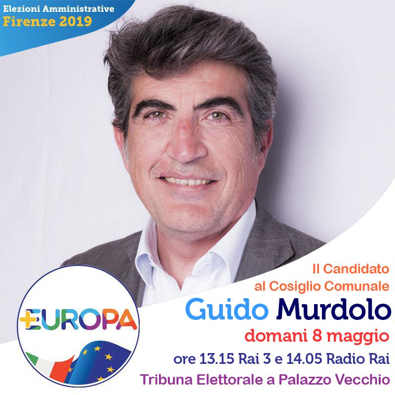 PiuEuropaFi's tweet photo. @guidomurdolo #ElezioniFirenze #TribunaElettorale #PiuEuropaFirenze #FirenzeEuropea https://t.co/pL0854FGPd